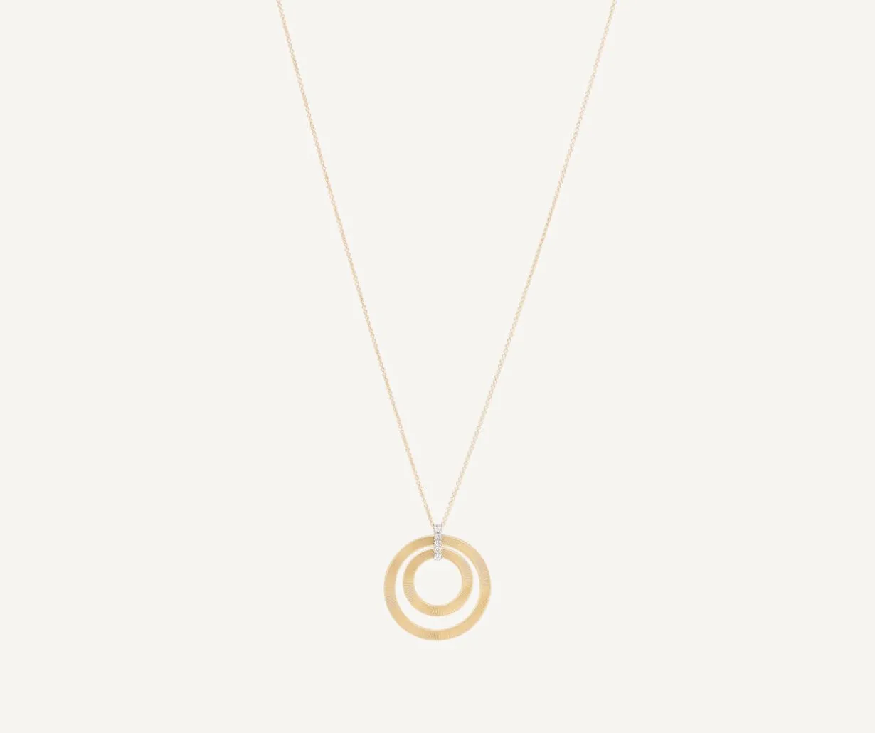 Long Two-Loop Pendant With Diamonds|Marco Bicego Discount
