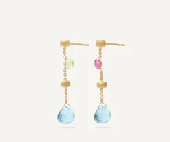 Mini Multicoloured Topaz Earrings|Marco Bicego Flash Sale