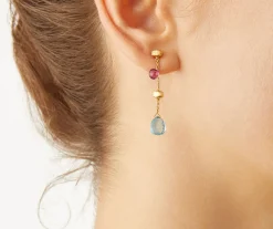 Mini Multicoloured Topaz Earrings|Marco Bicego Flash Sale