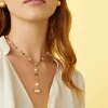 Mixed Gemstone And Pearls 18Kt Yellow Gold Lariat Necklace|Marco Bicego Cheap