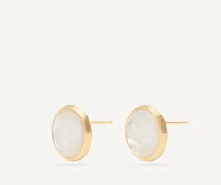 Mother-Of-Pearl Stud Earrings, Large|Marco Bicego Cheap