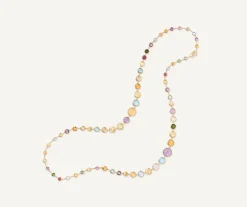 Multicoloured Gemstones Long Necklace|Marco Bicego Online