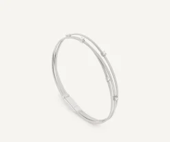 Multi-Strand White Gold Diamond Bracelet|Marco Bicego New