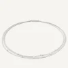 Multi-Strand White Gold Necklace With Diamonds|Marco Bicego Hot