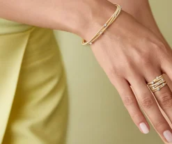 Multi-Strand Yellow Gold Diamond Bracelet|Marco Bicego New