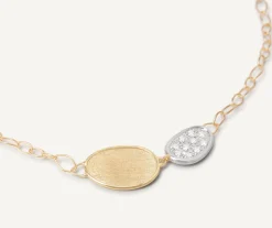 Pendant Chain Necklace With Diamonds, Mini|Marco Bicego Best Sale