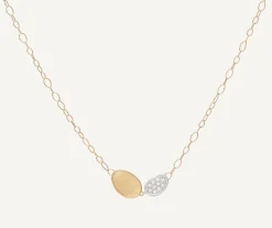 Pendant Chain Necklace With Diamonds, Mini|Marco Bicego Best Sale
