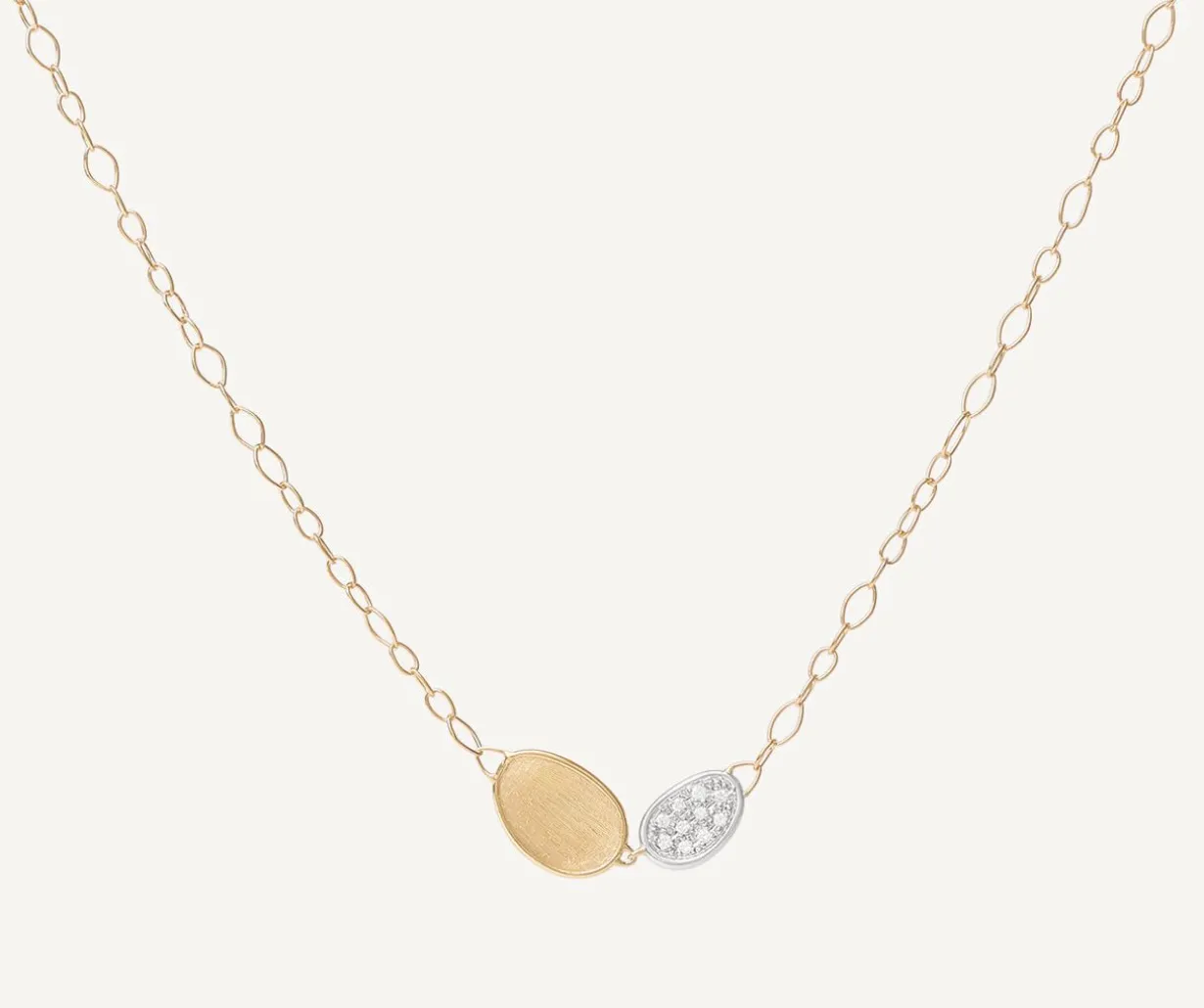 Pendant Chain Necklace With Diamonds, Mini|Marco Bicego Best Sale