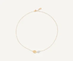 Pendant Chain Necklace With Diamonds, Mini|Marco Bicego Best Sale
