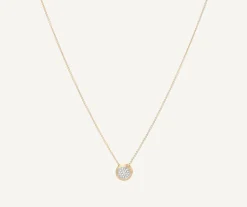 Pendant Necklace With Diamond Disk|Marco Bicego Online
