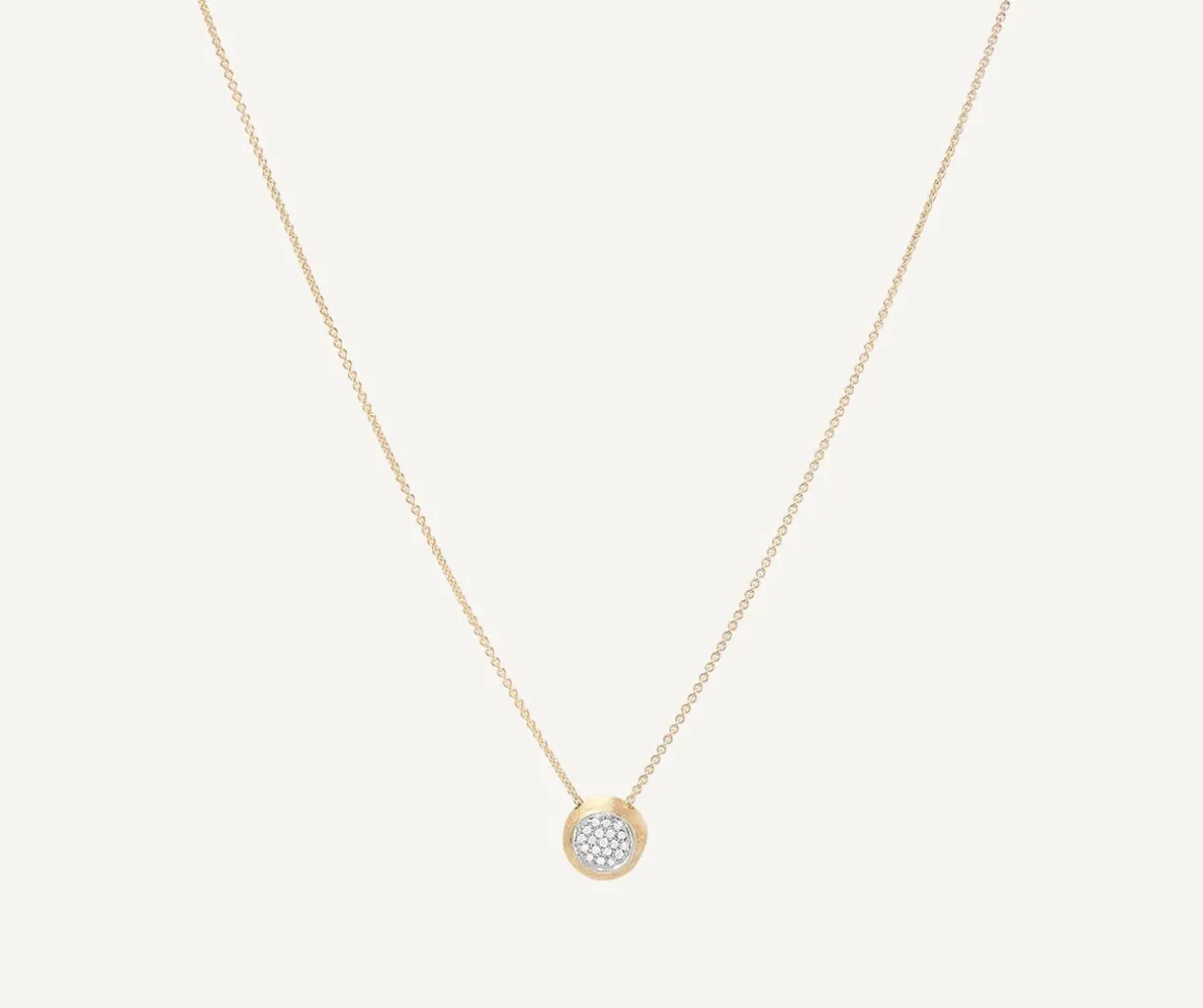 Pendant Necklace With Diamond Disk|Marco Bicego Online