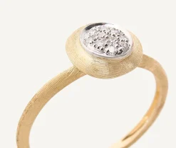 Ring With Diamond Pave Disk|Marco Bicego New
