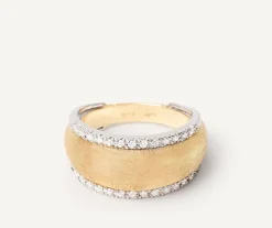 Ring With Diamond-Studded Plaque|Marco Bicego Shop