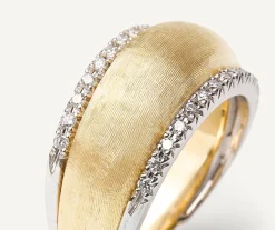 Ring With Diamond-Studded Plaque|Marco Bicego Shop