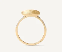 Ring With Horizontal Oval Element And Diamond Shank|Marco Bicego Sale