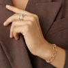 Seven-Band Ring With Diamond-Studded Plaques|Marco Bicego Flash Sale