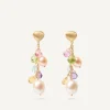 Short Gold Drop Earrings With Pearls And Gemstones|Marco Bicego Cheap
