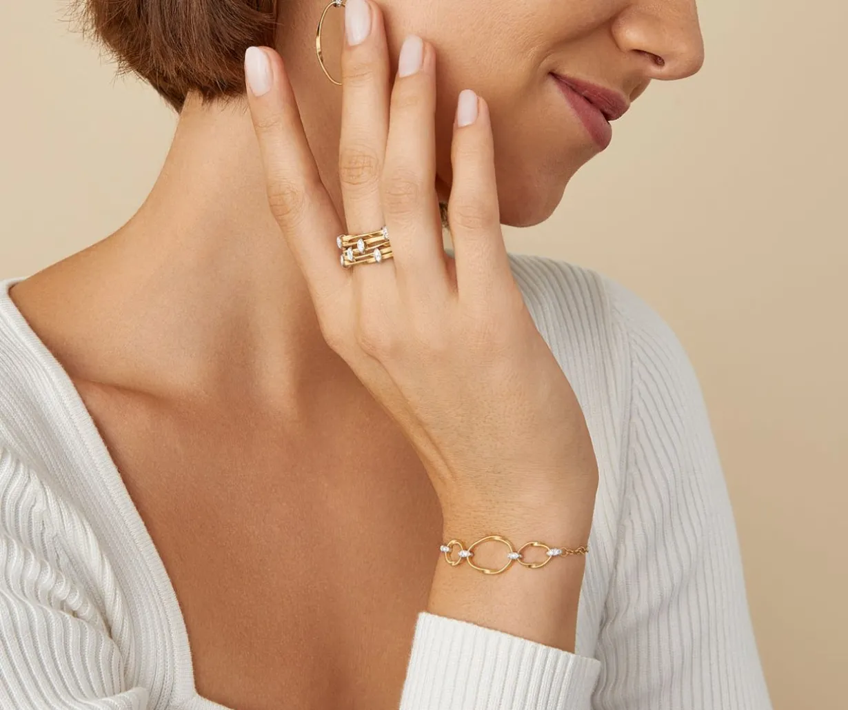 Thin Diamond Bracelet|Marco Bicego Fashion