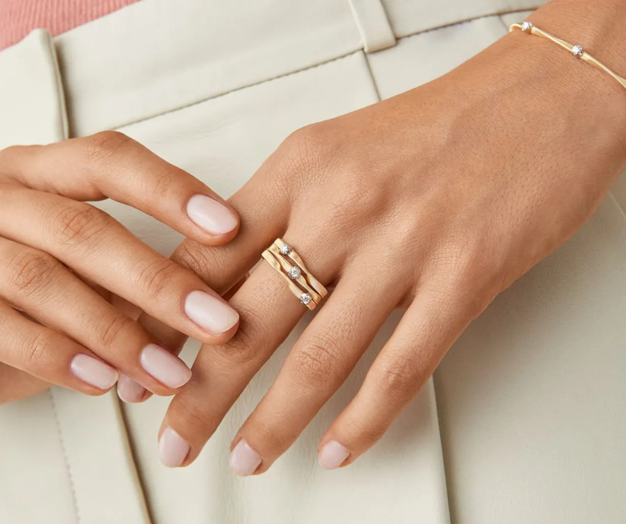 Three-Band Diamond Ring|Marco Bicego Shop