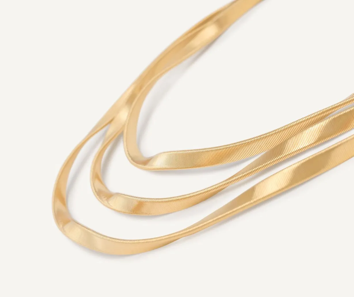 Three-Strand Gold Necklace, Supreme|Marco Bicego Best Sale