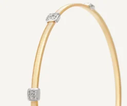 Triple Diamond Pave Slim Bracelet|Marco Bicego Cheap